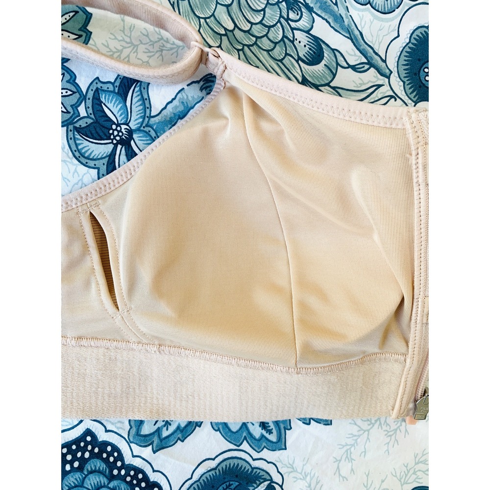 Shefit Ultimate Sports Bra Sandstorm Beige High Impact Front Zip Sz 1 Luxe NWOT - Picture 16 of 16